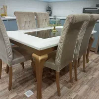 مبل هفت نفره با نهار خوری شش نفره|مبلمان خانگی و میز عسلی|جوانرود, |دیوار