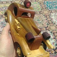 ماکت خودرو چوبی قدیمی