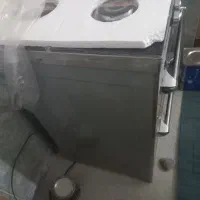 اجاق گاز طرح فر پنج شعله صفحه شیشه مشکی دیجیتال|اجاق گاز و لوازم برقی پخت‌وپز|فاضل آباد, |دیوار