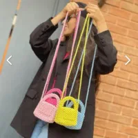 کیف مینی بگ (مروارید بافی) زیر فیمت بازار