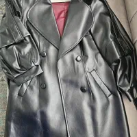 کاپشن زنانه سایز ۳۸ و کت چرم زنانه فری سایز تا ۴۲