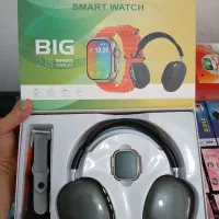 ساعت هوشمند و هدفون و چهار بند مچی