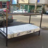 تخت فلزی دو طبقه تخت سربازی تختخواب
