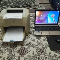لب تاب توشیبا و پرینتر hp