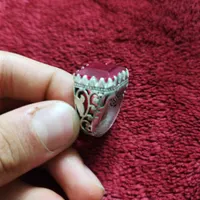 انگشتر نقره و گردن بند نقره