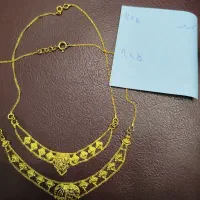 گردنبندعربی  بدون اُجرت ۱۸عیار