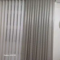 دکور پرده طوسی رنگ|پرده، رانر، رومیزی|تهران, وصفنارد|دیوار