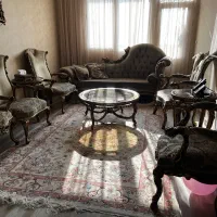 سرویس مبلمان هفت نفره با بوفه و میز چهار نفره