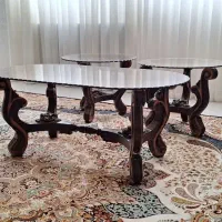 میز عسلی چوب گردو