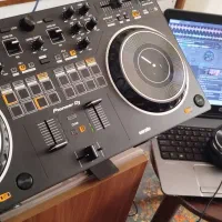 Pioneer DJ REV 1 سالم + میز تاشو و میکروفون جاسکو