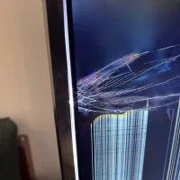 تلویزیون الجی ۵۵اینچ شکسته|تلویزیون و پروژکتور|تهران, چهارصد دستگاه|دیوار