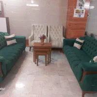 مبل ۸نفره تختشو بهمراه عسلی۳تیکه کمجا نقد و اقساط|مبلمان خانگی و میز عسلی|اندیشه, اندیشه فاز ۱|دیوار