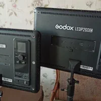 ۲ عدد پنل گودکس LEDP260 + پایه Ilkeen -در حد نو