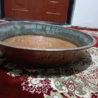 تشت مسی|کلکسیون اشیاء عتیقه|صومعه‌سرا, |دیوار