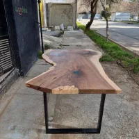 میز ناهارخوری چوب گردوی کهنسال ۶نفره