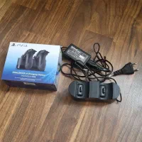 شارژر و پایه دسته ps4 - اصلی و نو - فوری
