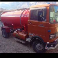 تخلیه چاه تانکر بزرگ وپمپ جدید مکش قوی