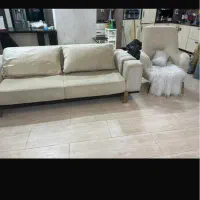 مبل چوب راش وپایه استیل