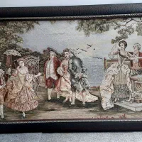 تابلو طرح خانواده سلطنتی کلکسیونی عتیقه