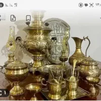 پرداختکاری وپولیش وسایل دکوری کتری سماور