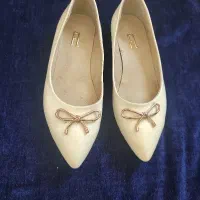 کفش عروس سفید شیری کرم