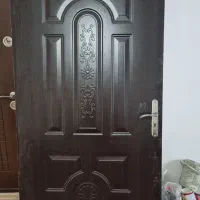 درب چوبی درحد بدون دستگیره