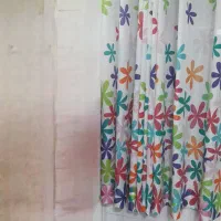 فورش فوری پرده پانچ باآستری جنس عالی رنگ ثابت|پرده، رانر، رومیزی|گرگان, |دیوار