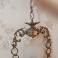لوستر برنج سه عدد