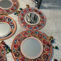 آینه فرش|صنایع دستی و سایر لوازم تزئینی|فردیس, شهرک هفده شهریور|دیوار