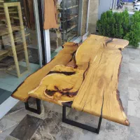 انواع میز غذا خوری چوبی طبیعی