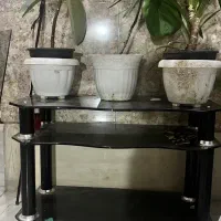 میز تلوزیون شیشه ای