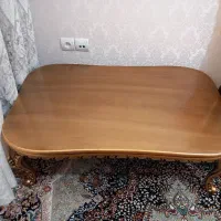 جلومبلی و عسلی چوبی منبت کاری شده|مبلمان خانگی و میز عسلی|اسلامشهر, شهرک قائمیه|دیوار