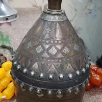 تنگ قلمکاری شده کهنه جاندار و نفیس