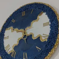 کار هنری بسیار جذاب ساعت دیواری