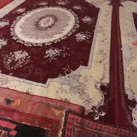 دوعدد فرش ماشینی دوعدد فرش دستباف|فرش|اردبیل, |دیوار