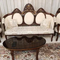 مبلمان فوق در حد نو تازه رنگ و رویه کوبی شده|مبلمان خانگی و میز عسلی|تهران, یافت آباد شمالی|دیوار