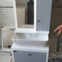 ست رو شویی به همراه آینه و باکس چینی کرد