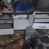 میزتلویزیونMDFچراغ خواب هم داره