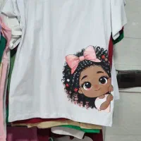 تیشرت چاپ دختر و ببعی|لباس|یزد, |دیوار