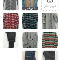 کت مانتو چهارخونه شلوار کتان و لی