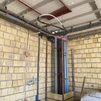 تاسیسات ساختمان انجام خورده کاری و شیر آلات