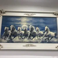 تابلو فرش ماشینی با قاب چوب|تابلو فرش|اندیشه, اندیشه فاز ۱|دیوار