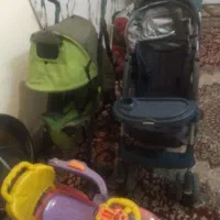 دوعدد کالسکه و ماشین ....کالسکه اعصایی