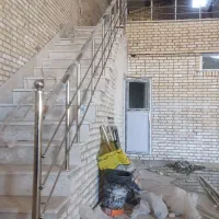 نصب نرده راه پله استیل در شیروان فاروج زیارت.خانلق|مصالح و تجهیزات ساختمان|شیروان (خراسان), |دیوار
