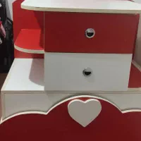 تخت و کمد دومنظوره دخترانه از نونهالی تا نوجوانی|تخت و سرویس خواب|بندر انزلی, مسکن مهر|دیوار