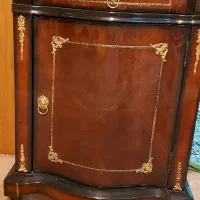 کنسول و آینه چوبی