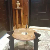 استند گل تنه درختی|گل و گیاه طبیعی|قم, باجک دو|دیوار