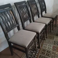 صندلی میز نهار خوری چوبی