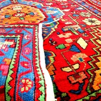 فروش یک جفت قالی دست بافت سنتی ـ طرح ترنج دار اصیل|فرش|بروجرد, |دیوار