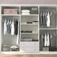 کمد لباس ام دی اف|جاکفشی، کمد، دراور|اشکذر, |دیوار